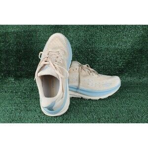 Hoka One One M Clifton Oak Alabaster Running Cushion Mens Size 10.5 D Excellent